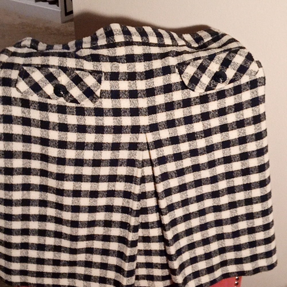 Brooks Brothers Black and White Gingham Skirt